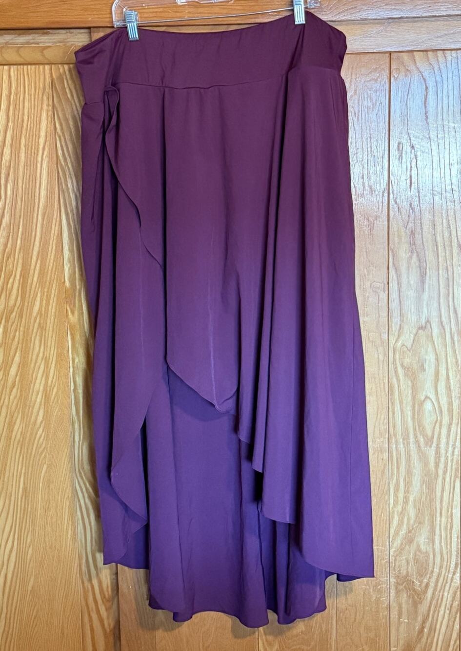 HALARA Plum Breezeful High-Low 2-in-1 Maxi Skort, Size 3X